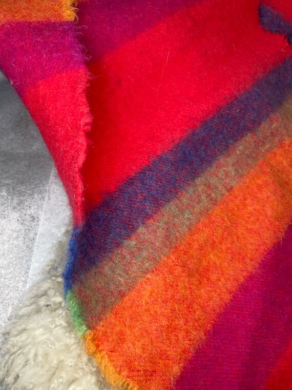 Unisex Colorful Scarf, Merino wool scarf, Irish w… - image 9