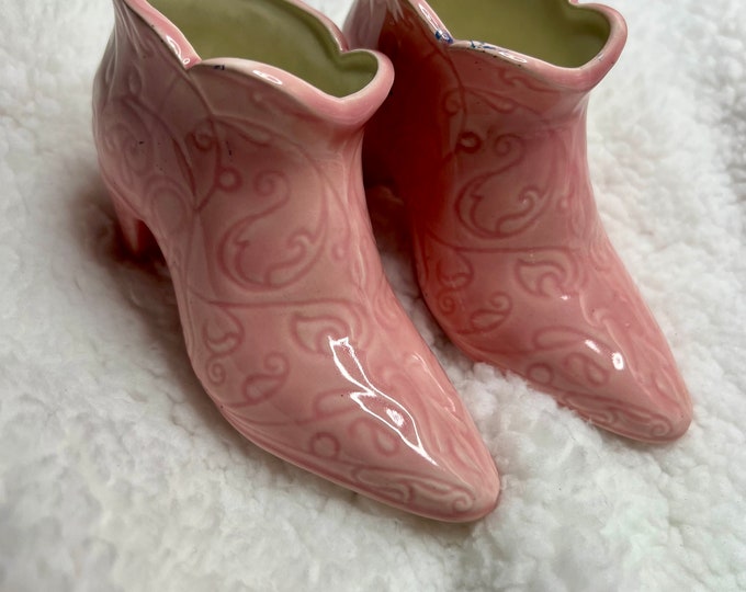 Pink Shoe Vases, Air Plant Holders, Lady Shoes