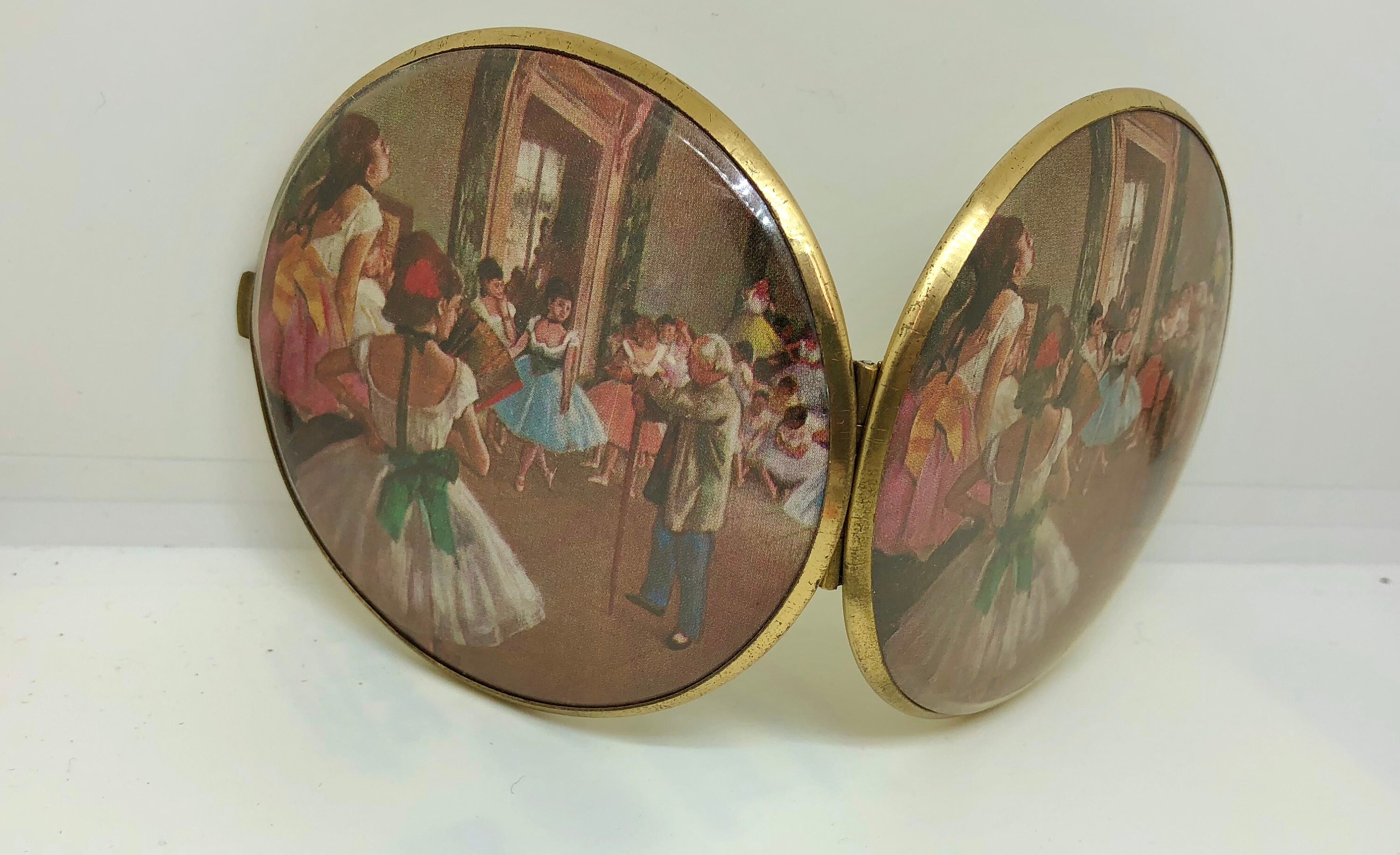 Purse Compact Mirror mid century women's accessory ladies handbag