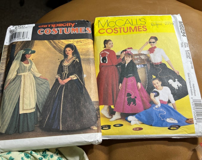 Costume Sewing Patterns, Halloween Costume Ideas Unisex Instructions