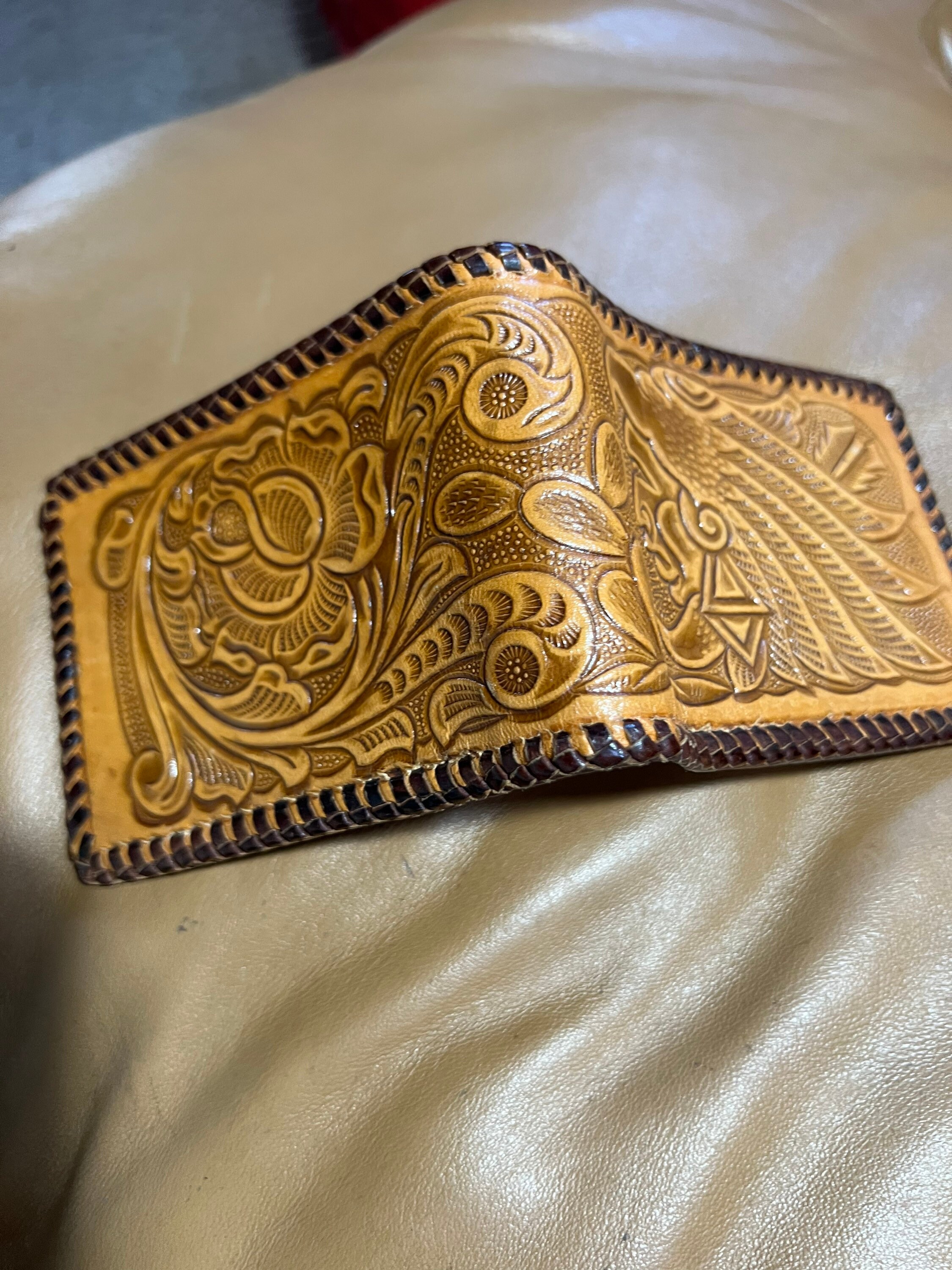 Leather Wallet in Brown Laredo w/ Snap – Sassy and Sweet Couture