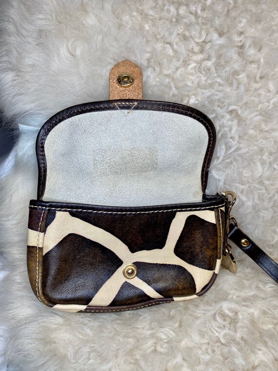 Cow Print Handbag, leather cowgirl wristlet, Coun… - image 3