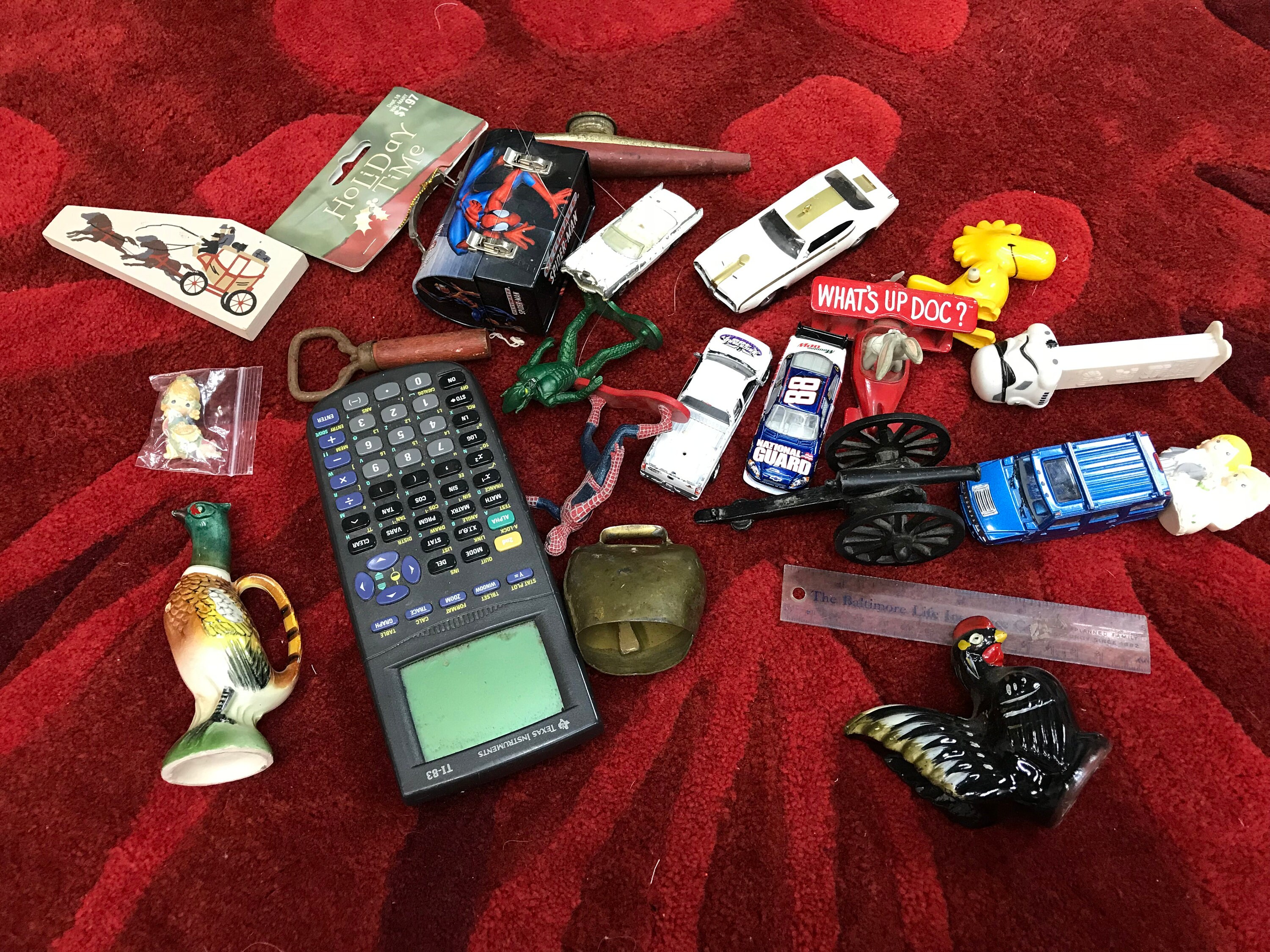 Miscellaneous Crafting Supplies Lot Vintage Junk Drawer Contents