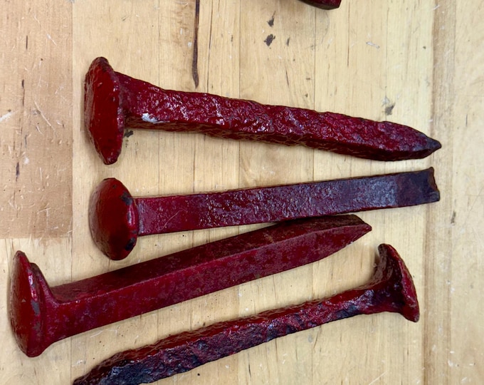 Railroad Spikes Steel Track Crampons Rustic Farmhouse Home Decor