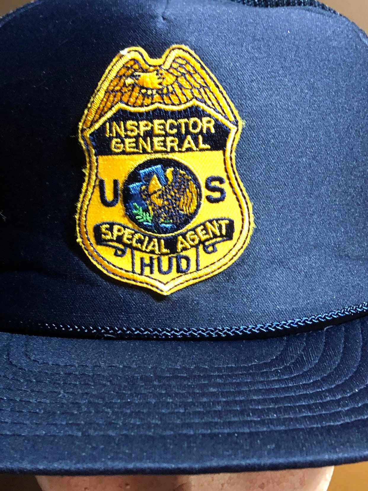 Us Inspector General Hat Special Agent Hud Vintage Cap Retro Uniform Hat