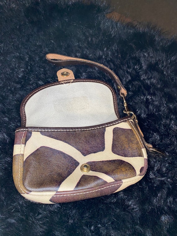 Cow Print Handbag, leather cowgirl wristlet, Coun… - image 2