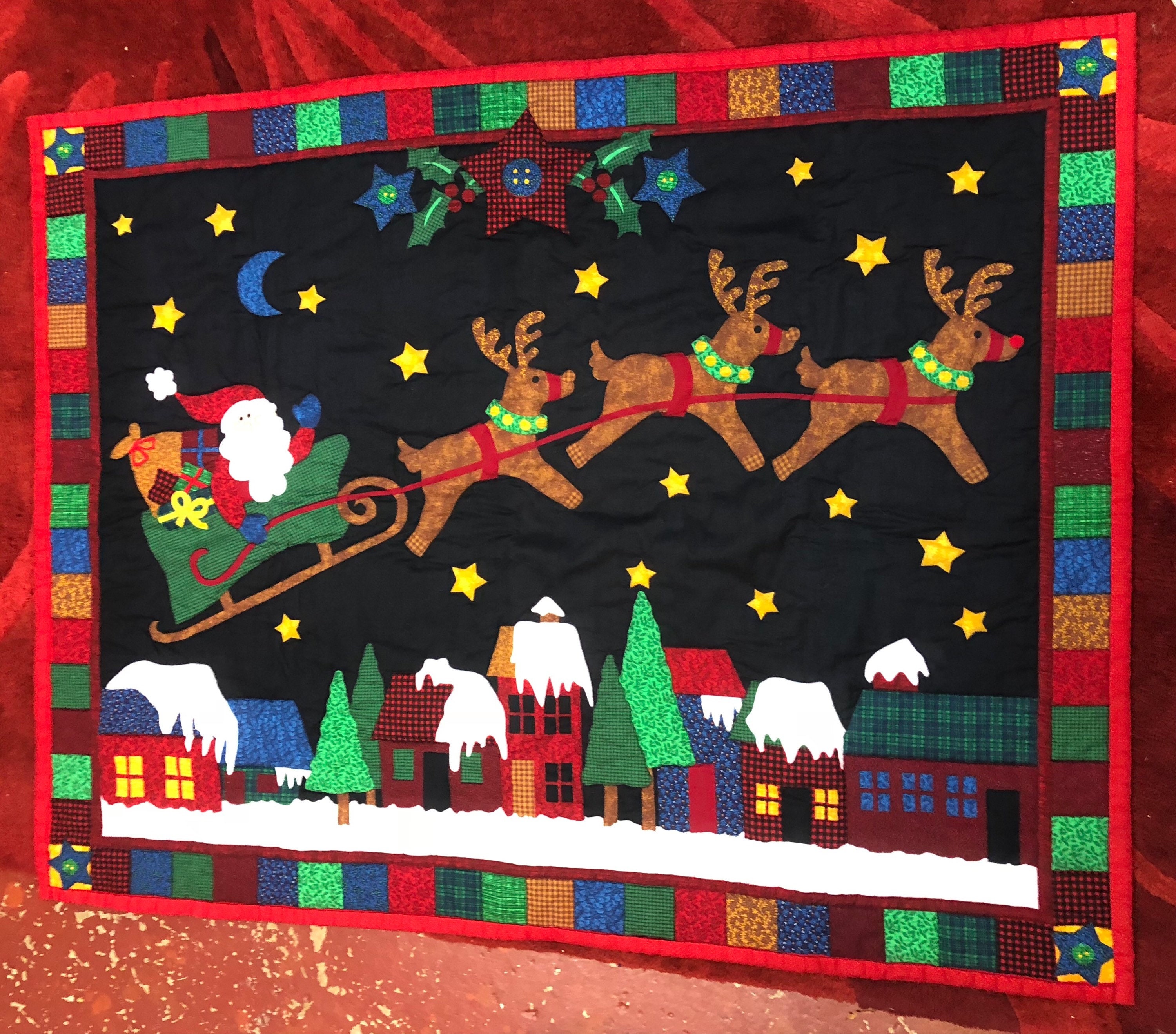 Santa Claus Christmas quilt