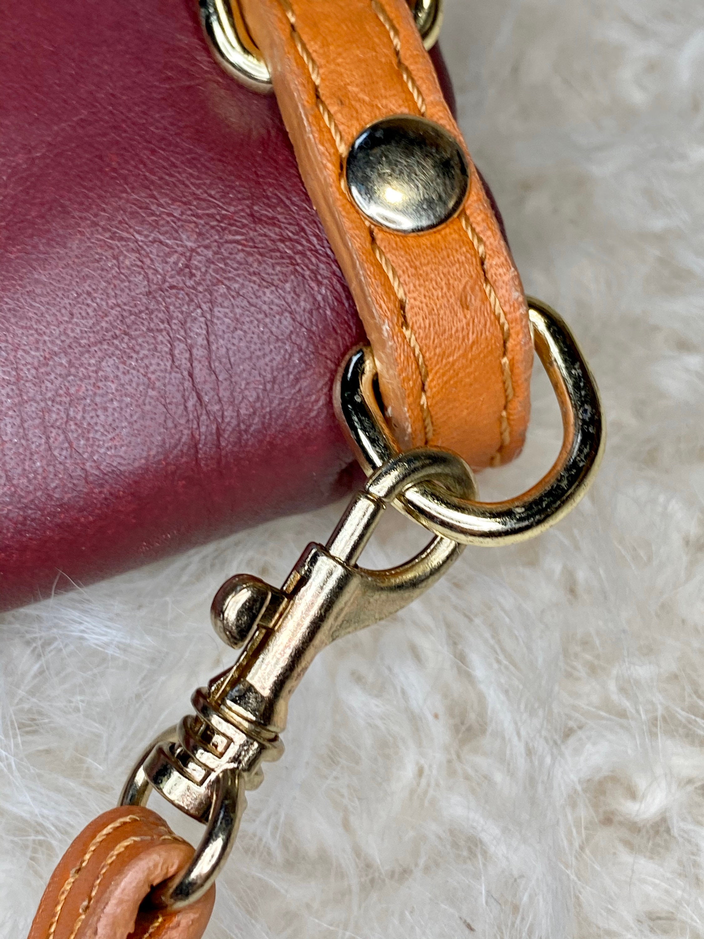 Leather Crossbody Bag Italian Made handbag maroon purse with | Etsy