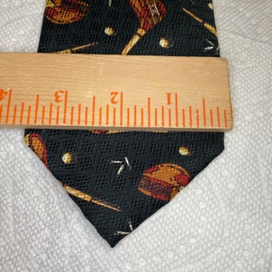 Golfer Necktie, Vintage Golf Club Tie, Handmade Silk Mens Neckwear image 3