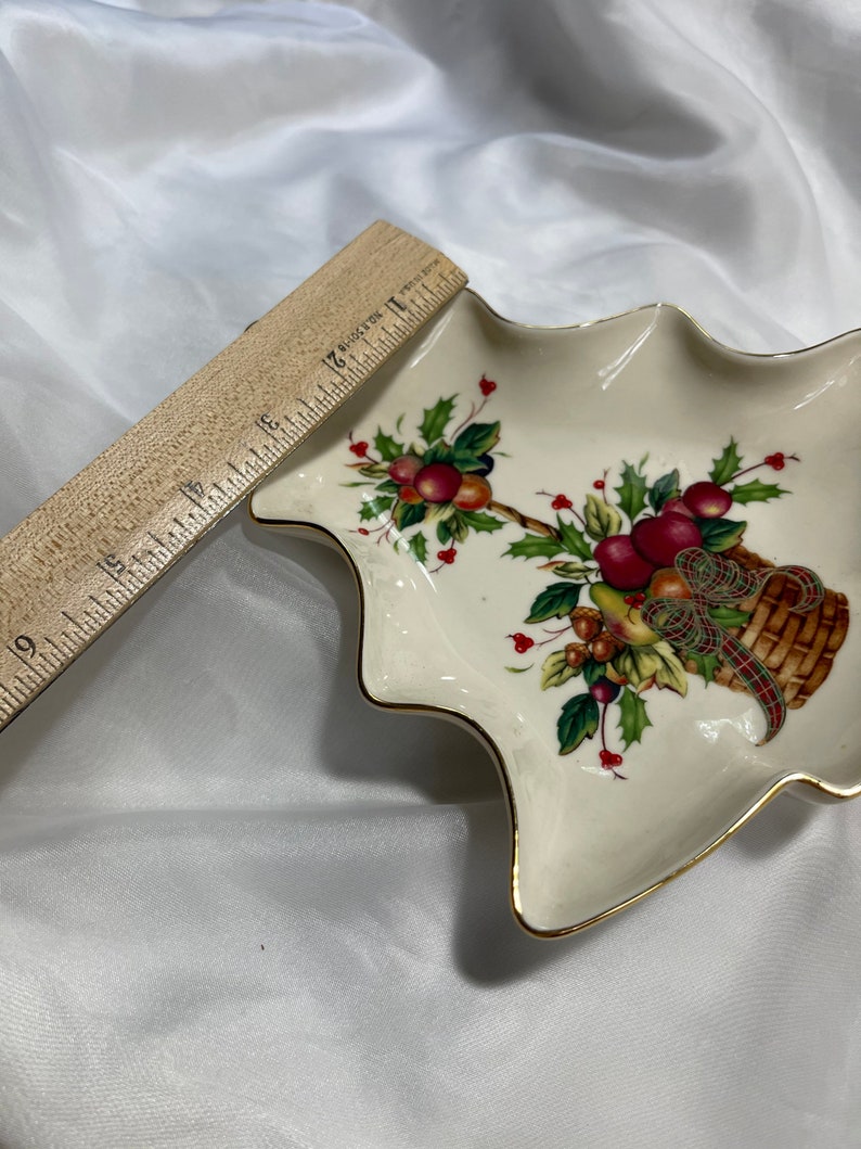 Lenox Christmas Plate Tartan Holiday Christmas Tree Dish Etsy
