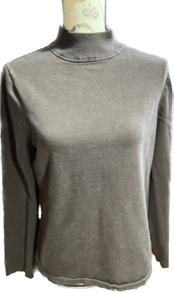 pendleton silk mock turtleneck