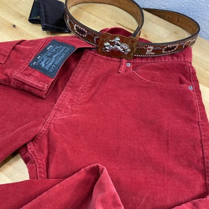 Levis Corduroy Jeans, Burnt Orange Unisex Pants image 2