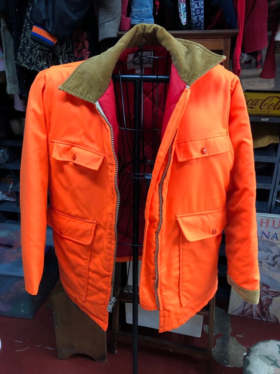 woolrich blaze orange hunting jacket