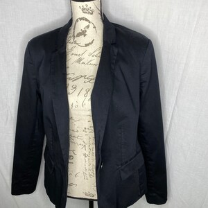 Black Womens Jacket, Business Casual Formal Blazer image 2