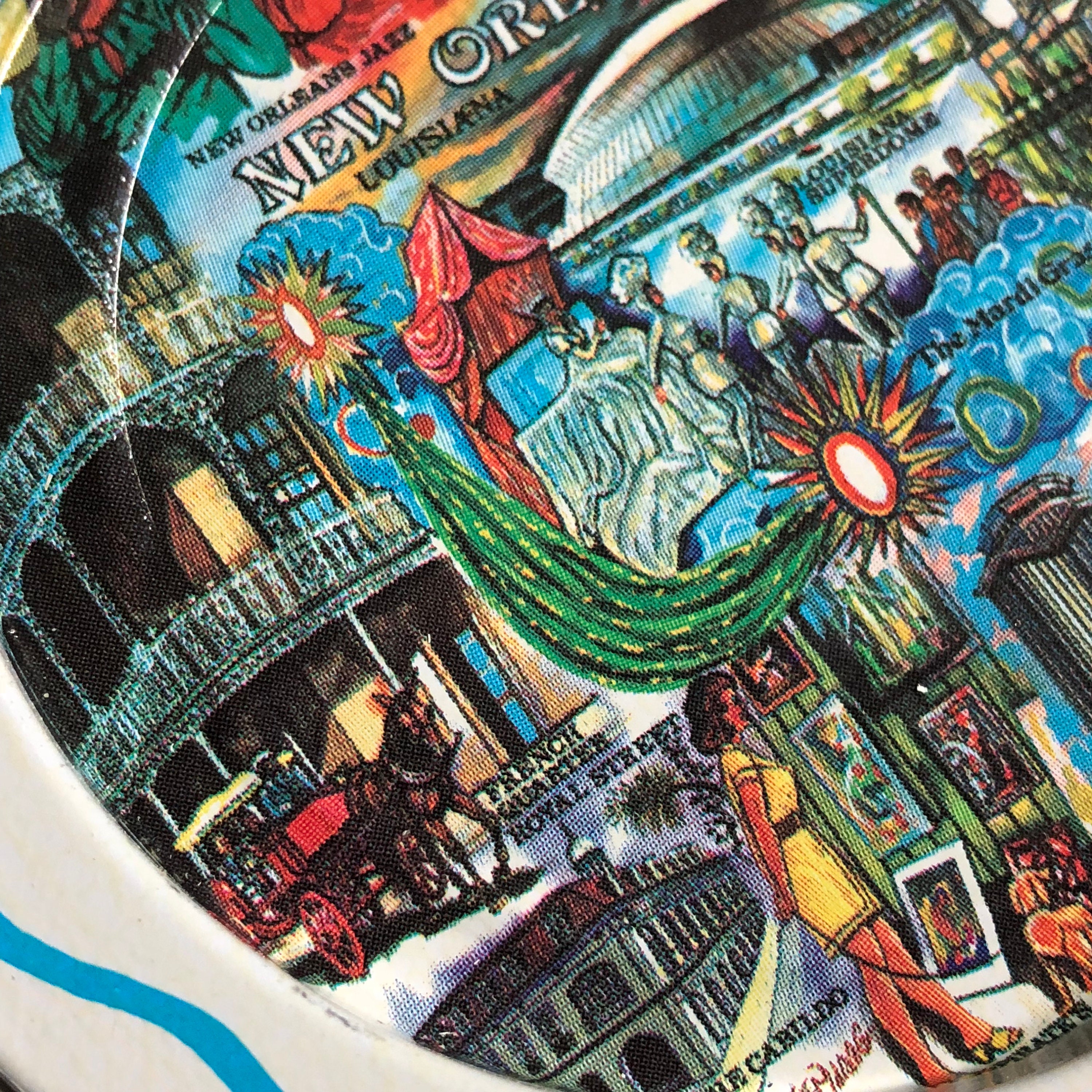 New Orleans Louisianna Vintage Coaster Set of 6 souvenir barware