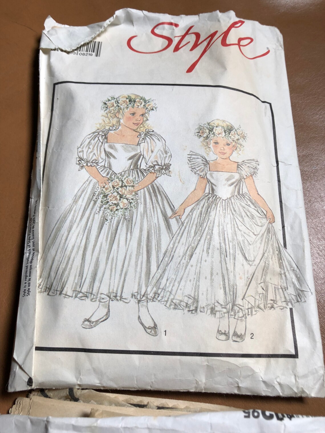 Wedding Dress Sewing Pattern Flower Girl Dress Sewing Pattern Etsy