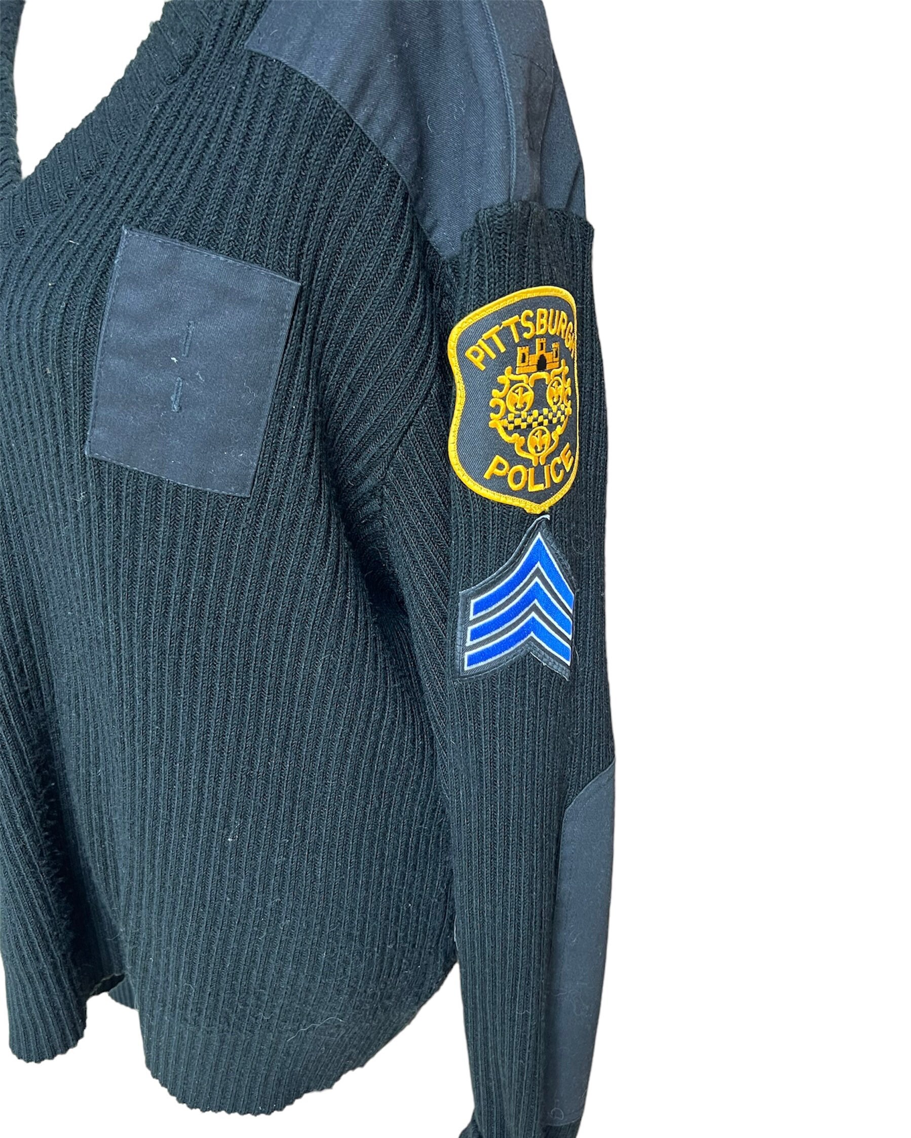 Police Sweater, Vintage Motorcycle Cop 