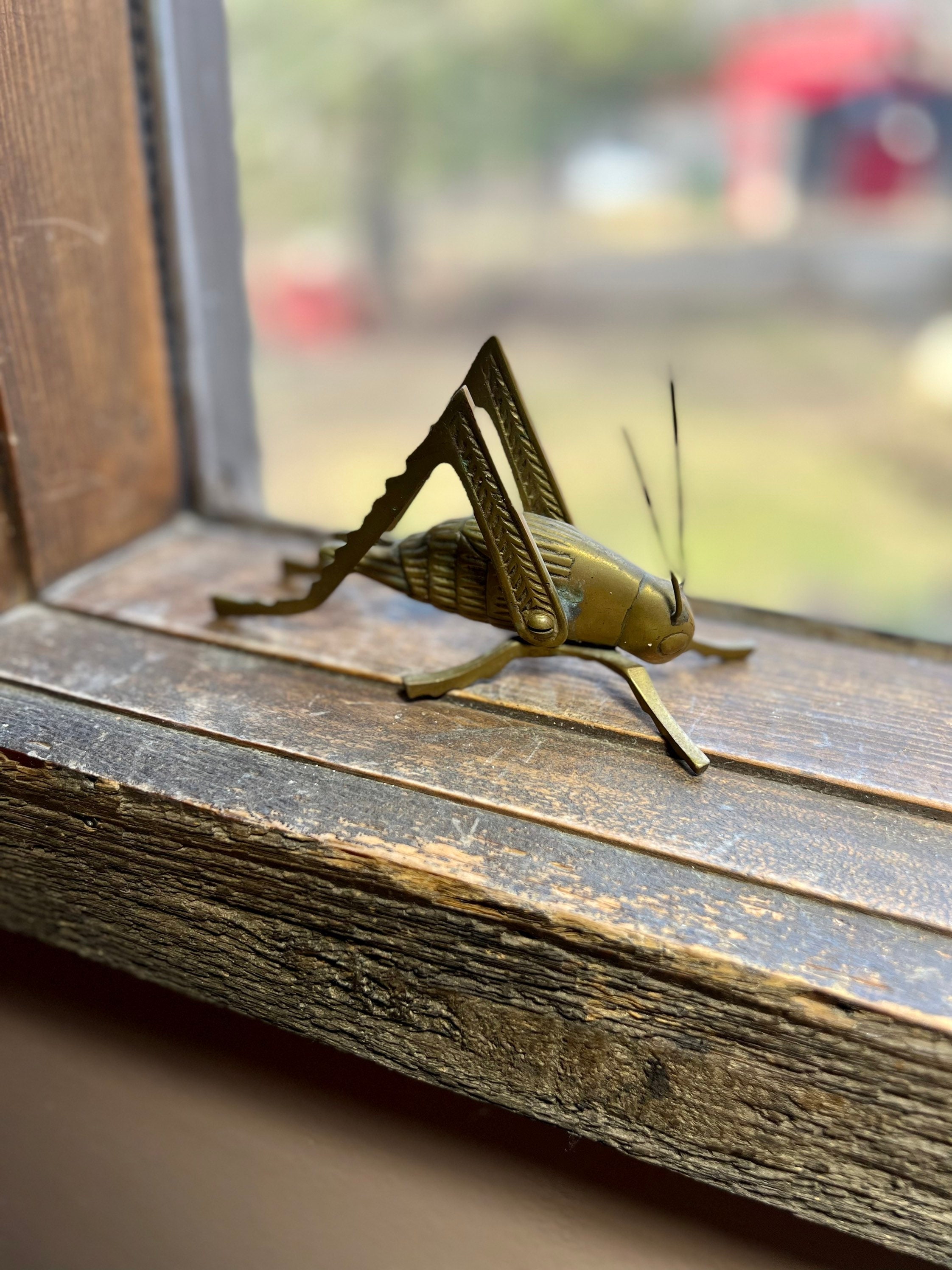 Brass Cricket, Hearth Good Luck Cricket, Fireplace Housewarming