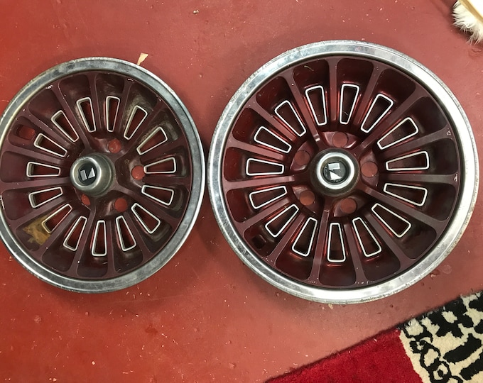 Amc Eagle Car Hubcaps, Vintage 15 inch Chrome 1980 1983, Vehicle Replacement Parts