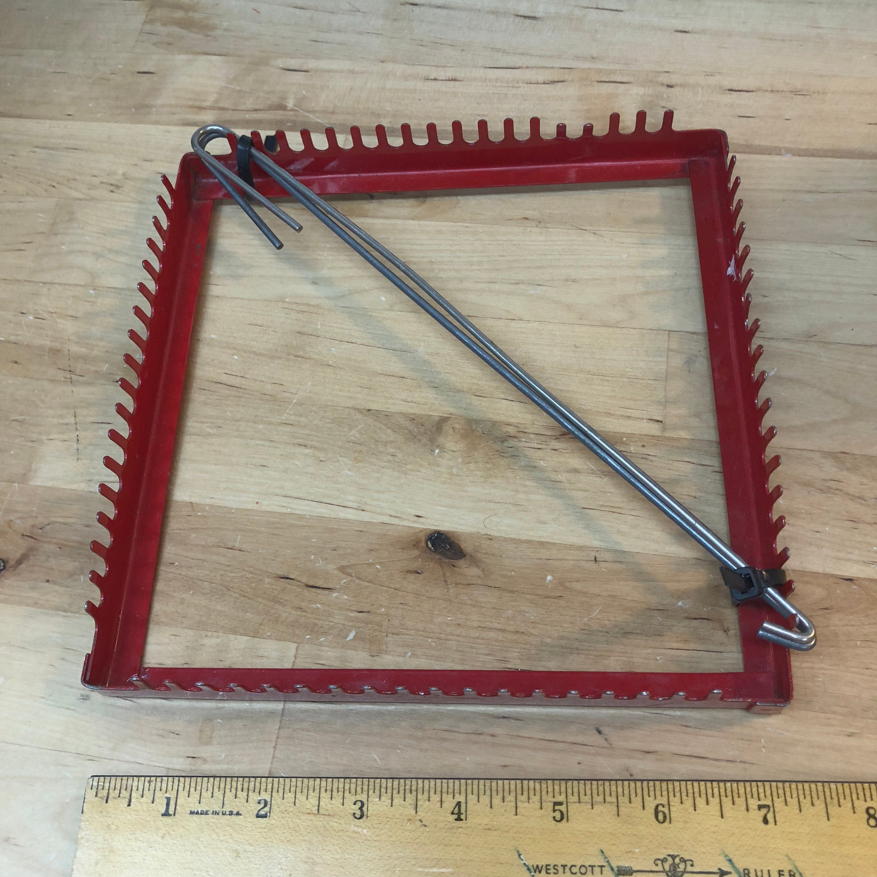 Metal Pot Holder Loom with loops