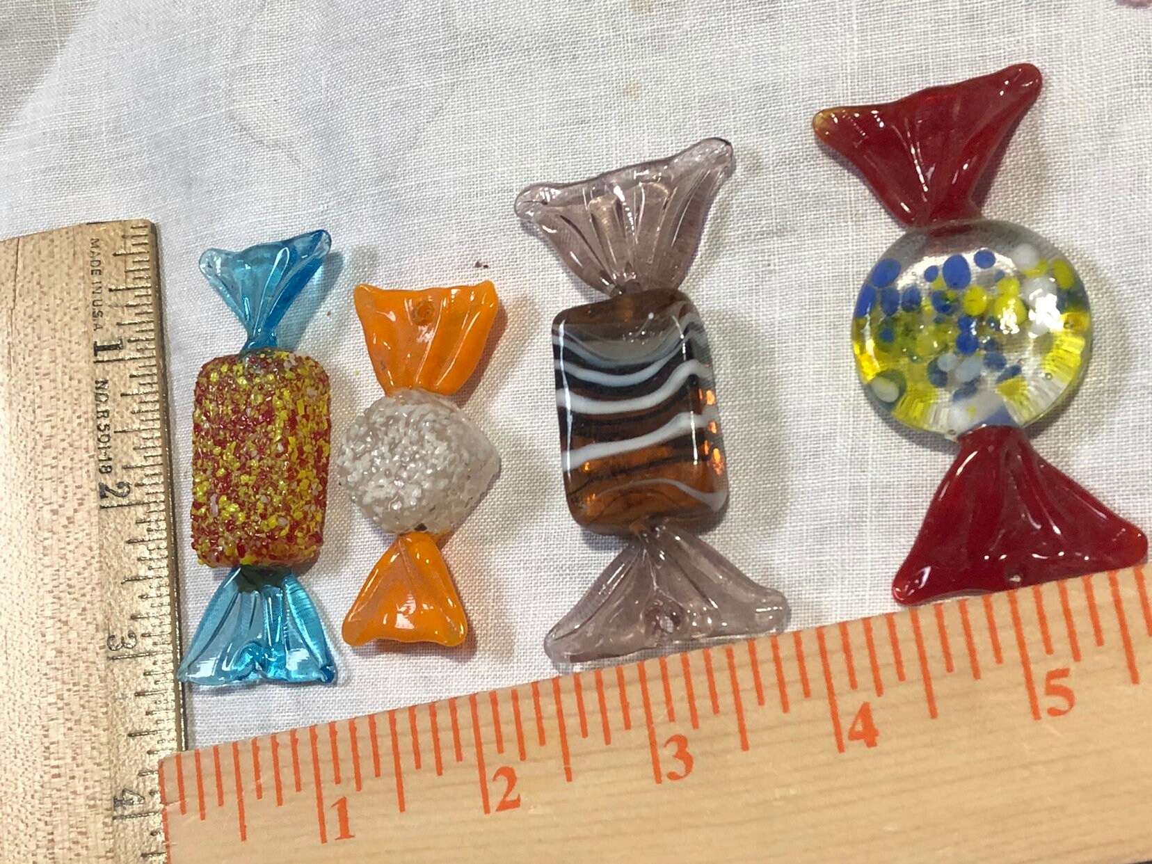 Colorful Glass Candy Display Candy Figurines