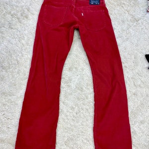 Levis Corduroy Jeans, Burnt Orange Unisex Pants image 10