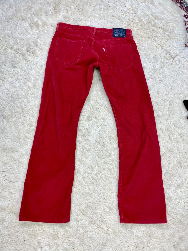 Levis Corduroy Jeans, Burnt Orange Unisex Pants image 10