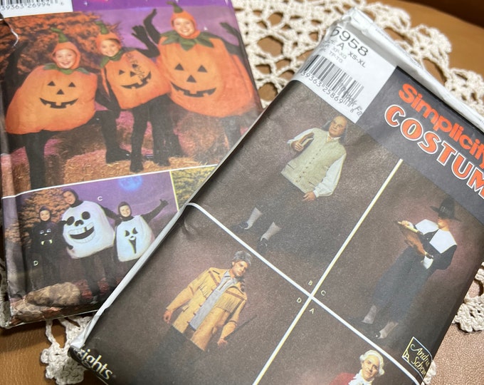 Halloween Costumes Sewing Patterns, Simplicity Family Trick Or Treat Outfit Pattern