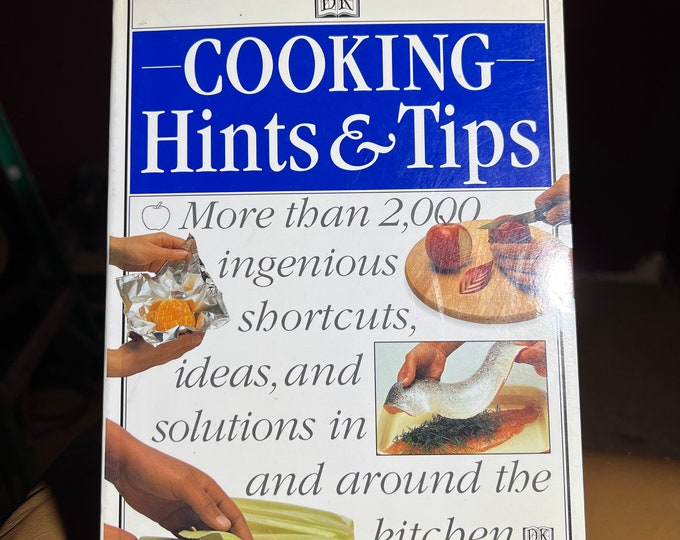 Cooking Hints and Tips Book, Home Kitchen Solutions And Ideas, Hostess Gift