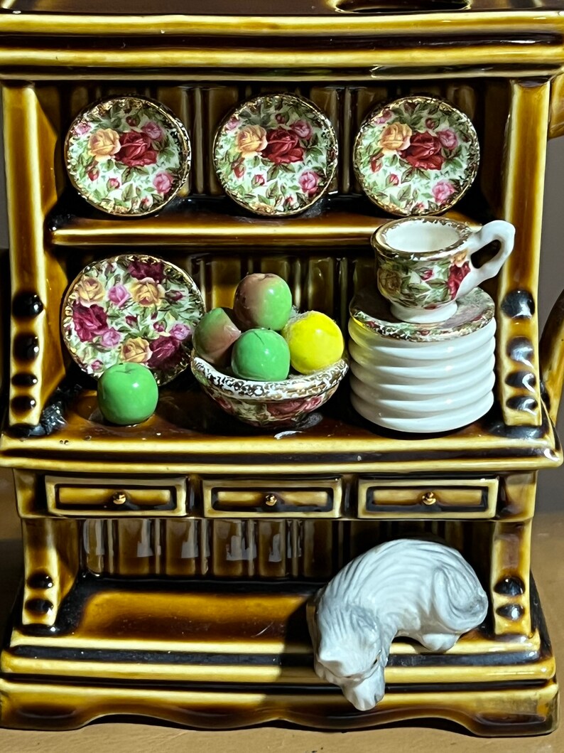 Royal Doulton Old Country Roses Teapot Figurine Vintage Etsy