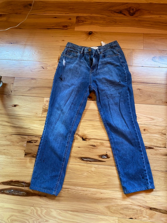 Designer distressed cheap jeans