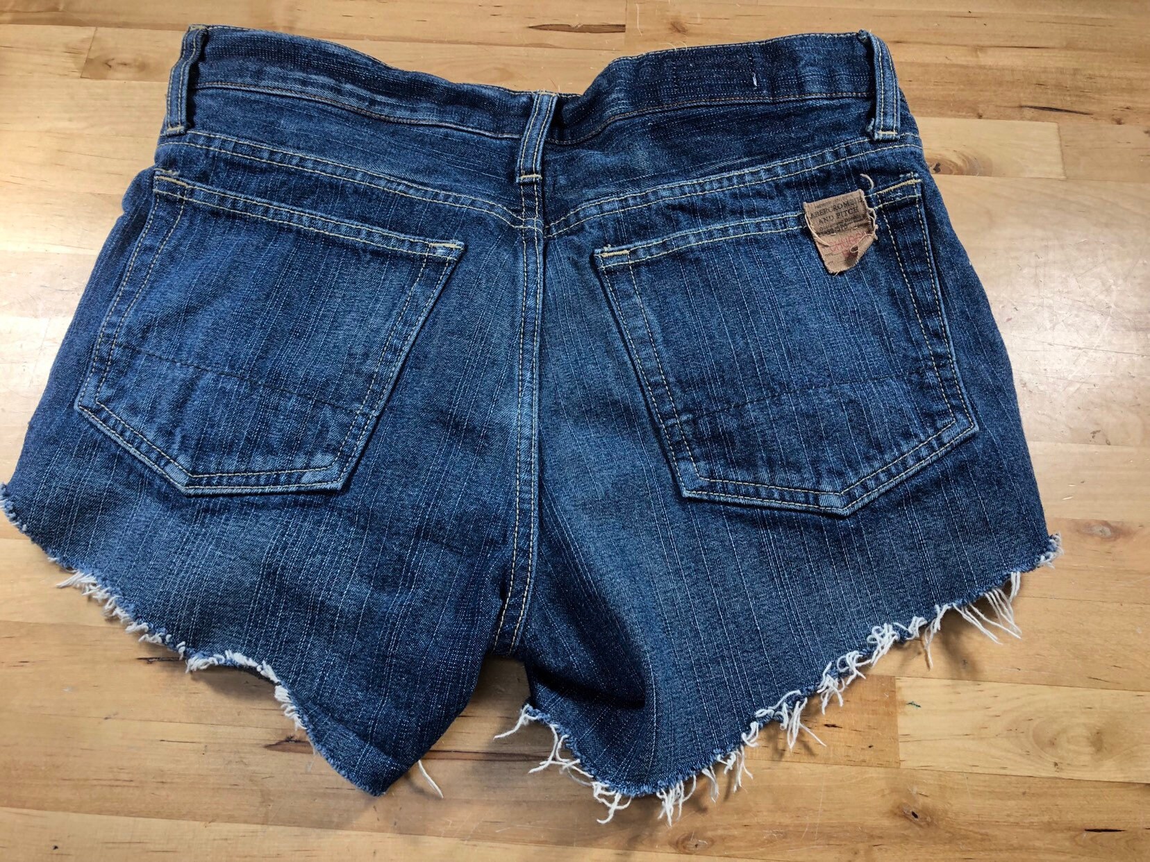 Blue Jean Cut Off Denim Shorts