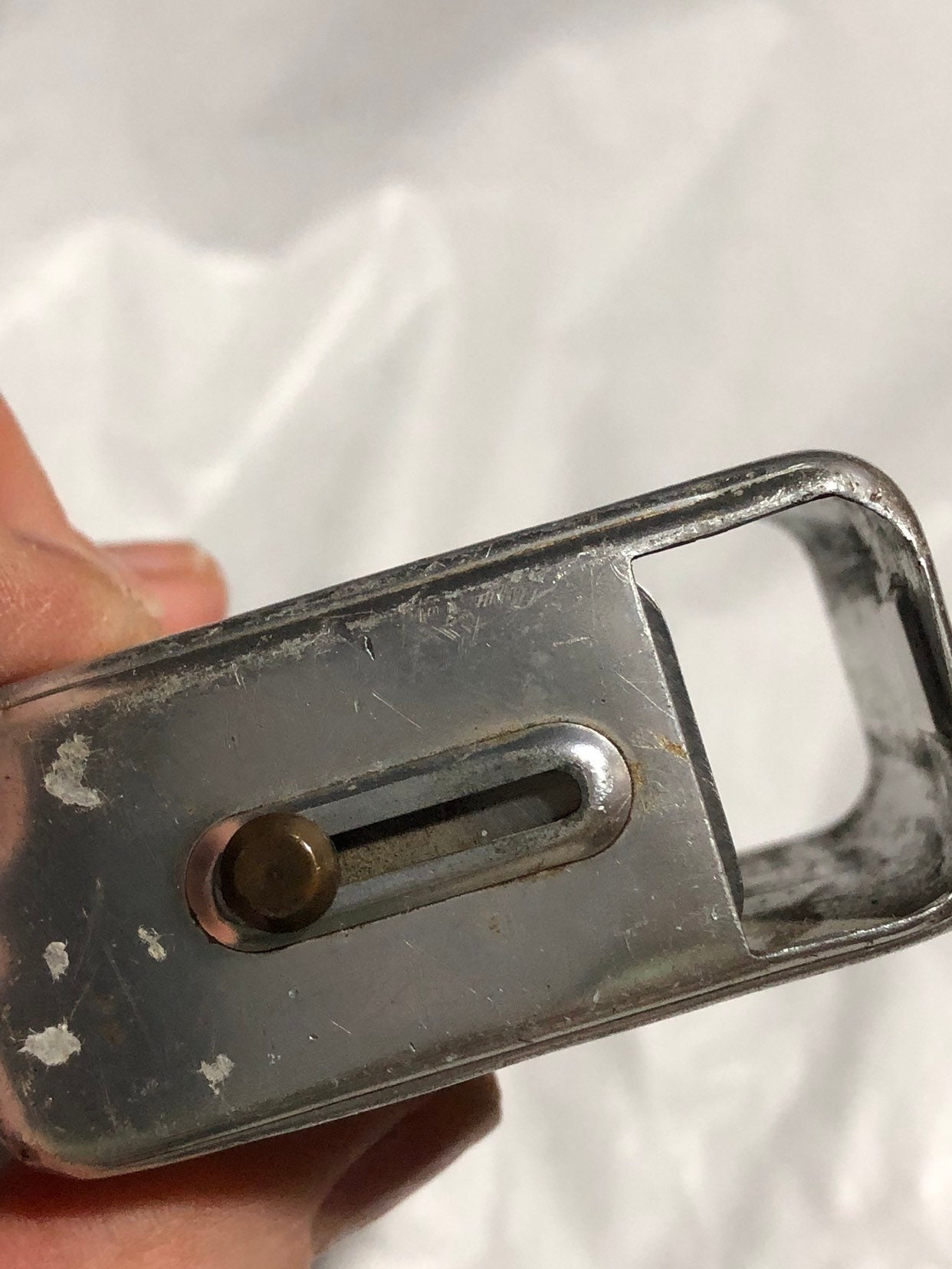 Vintage Metal Cigarette Case - Retro Aluminum Small Cigar Holder