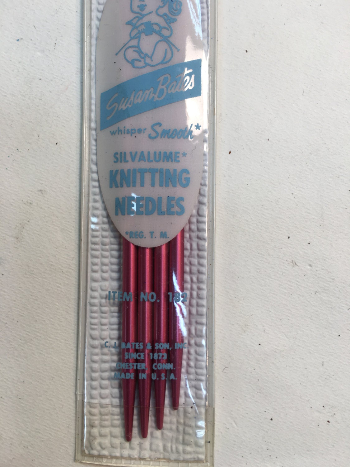 Knitting Needles Double Sided Aluminum Size 4, Craft needle supply