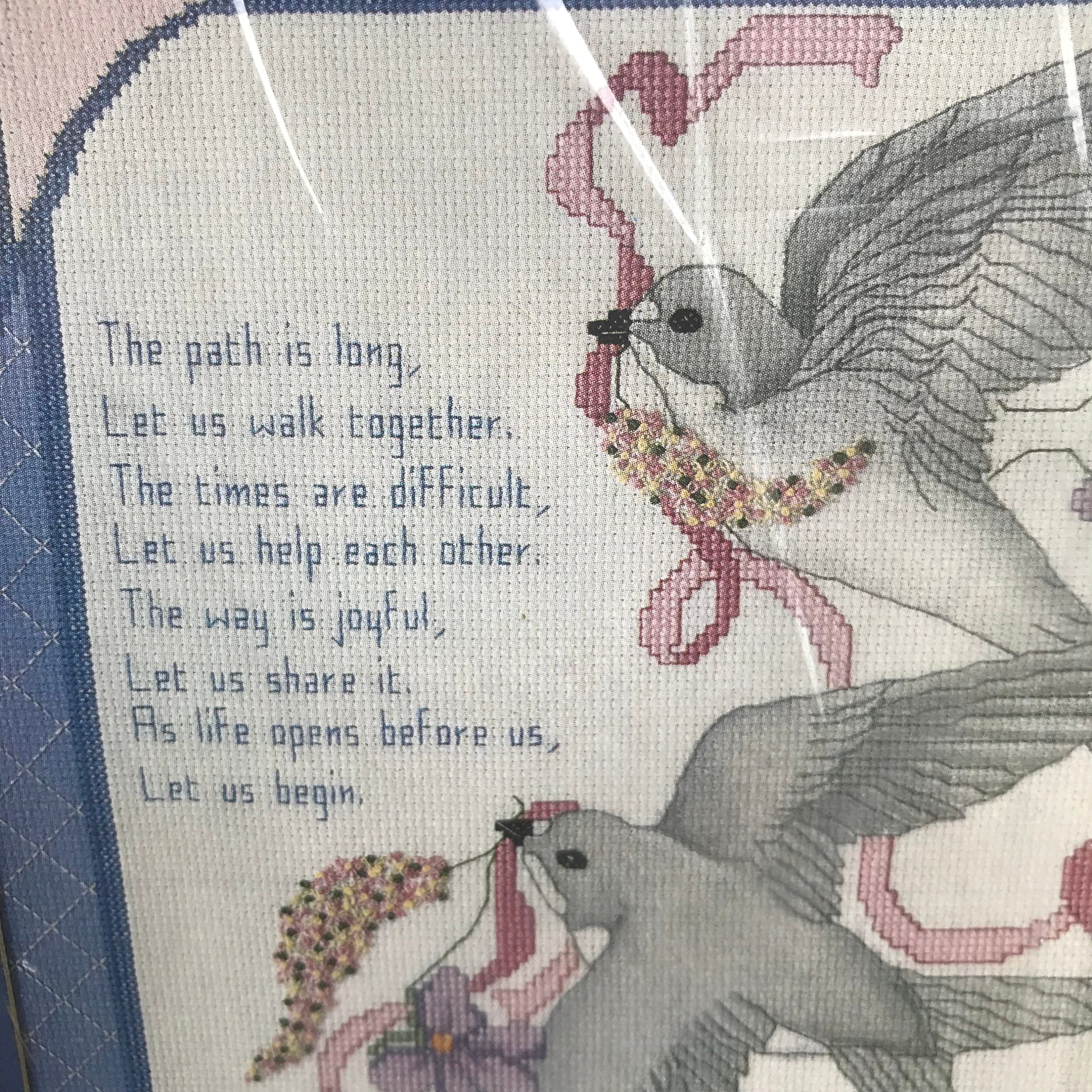 Wedding Announcement Counted Cross Stitch Kit