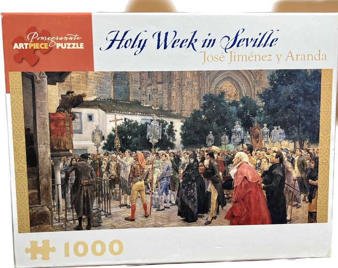 Jigsaw Puzzle Holy Week, 1000 Piece Art Picture, Spanish Seville