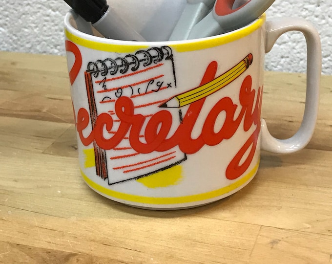 secretary cup, secretary's day gift mug, office party gift
