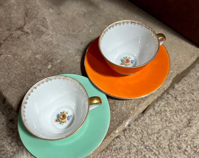 Vintage Tea Cups, Cottagecore Kitchen, Mid Century Home