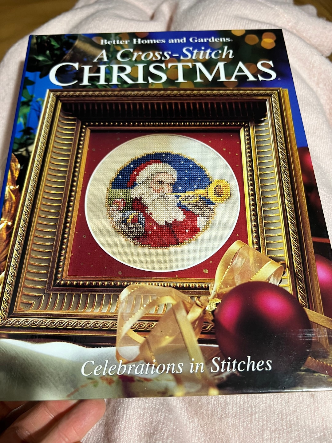 A Cross Stitch Christmas Book Holiday Needlecraft Hardback Etsy