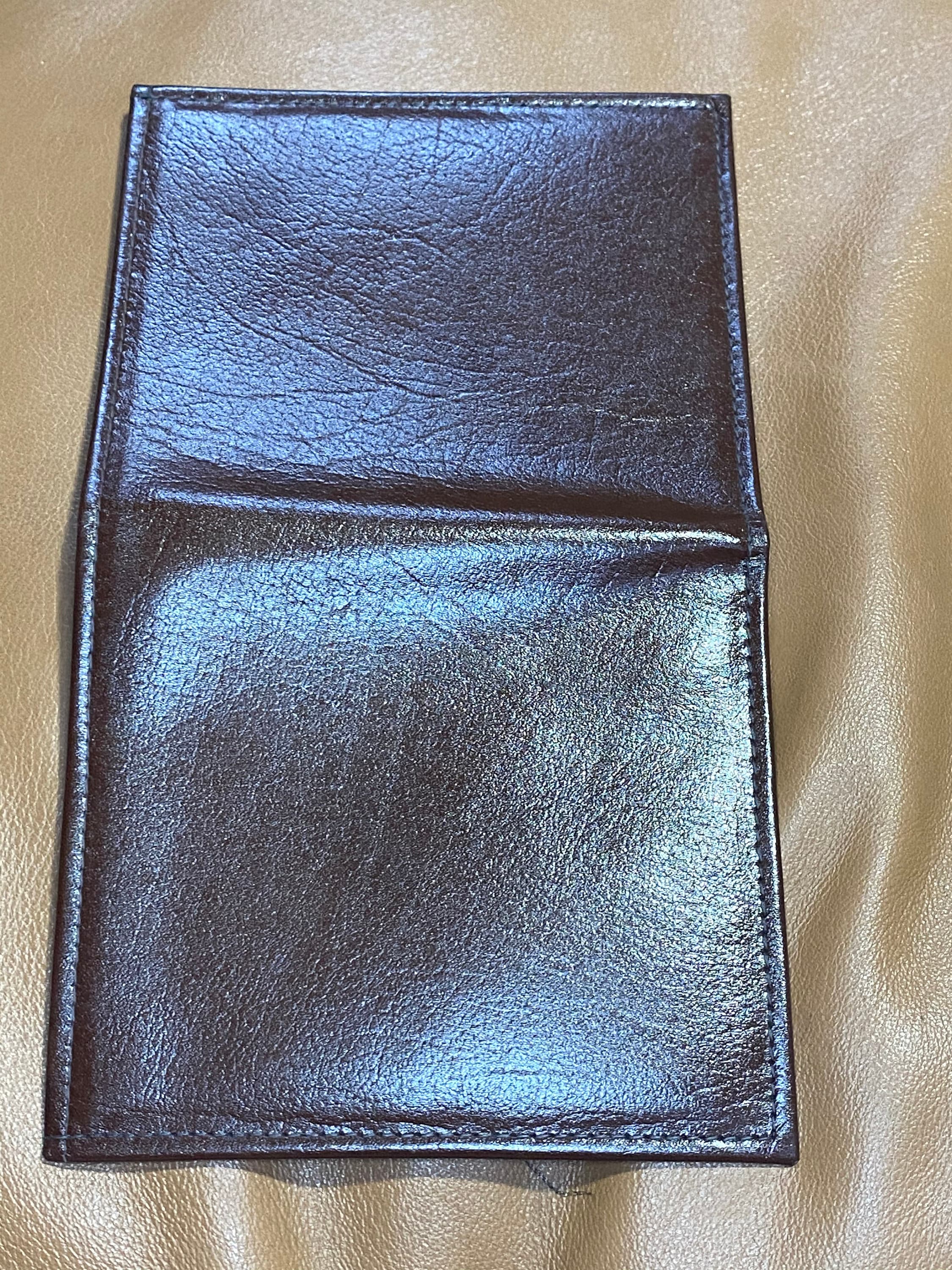 Vintage Brown Leather Men’s Wallet Top Grain Cowhide Wallet Made in