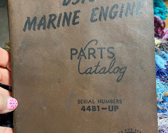 Marine Engine D375 Parts Catalog Serial Numbers 44B1 Up Caterpillar Tractor Co