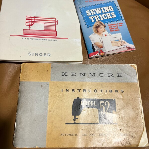 Singer Sewing Machine Manuals Etsy