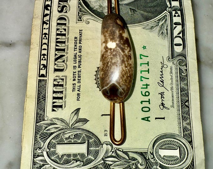 Money Clip Polished Stone Cash Holder Boho Country Western Cowboy