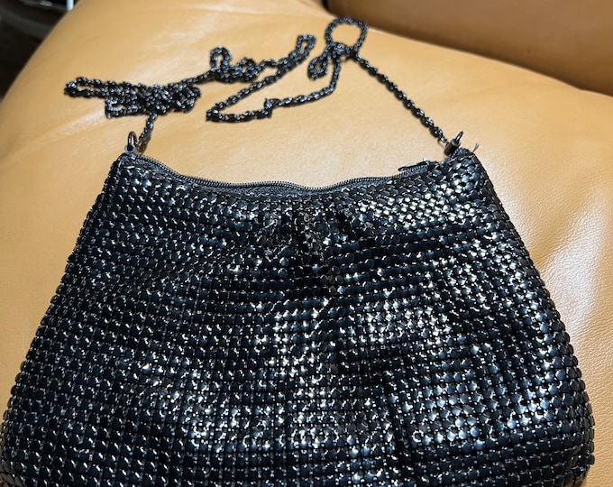 Black Purse, Formal Retro Fashion Handbag, Cocktail Bag
