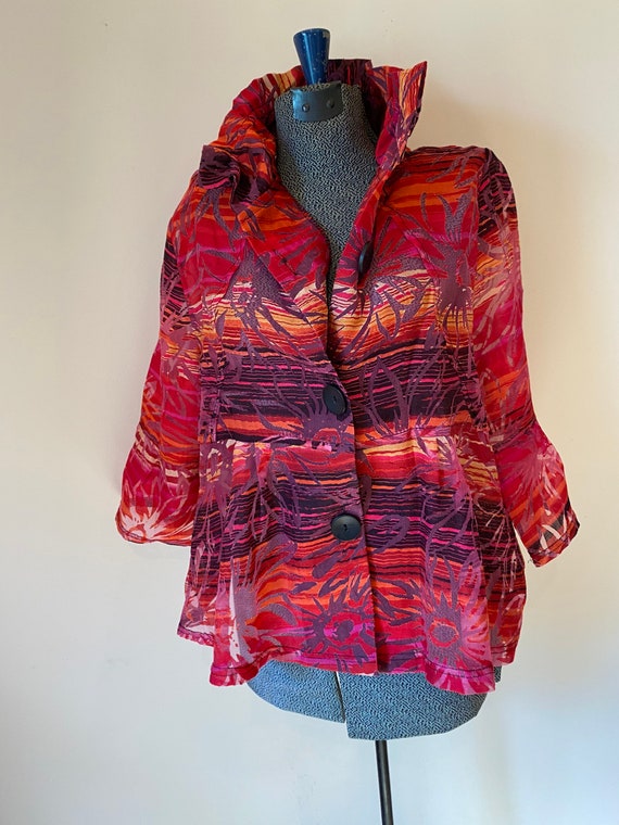 Women’s Summer Fashion Shirt, Caribbean Colors Vac