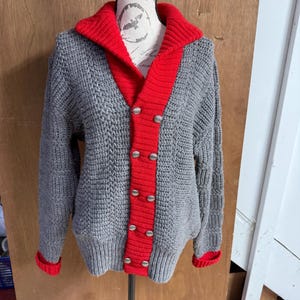 Wool Cardigan Sweater, Unisex Winter Wear, Fashion Hill Rothschild