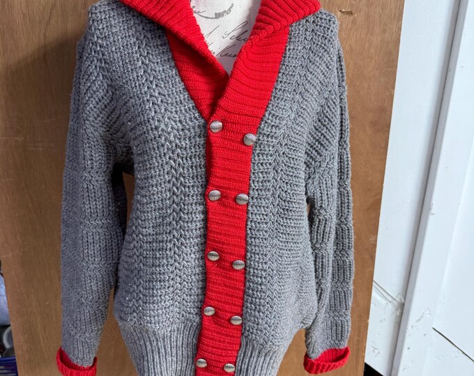 Wool Cardigan Sweater, Unisex Winter Wear, Fashion Hill Rothschild