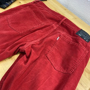 Levis Corduroy Jeans, Burnt Orange Unisex Pants image 5