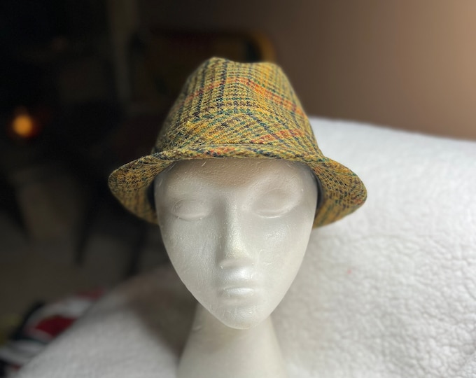 Wool Vintage Fedora Hat, Men’s Casual Winter Hat