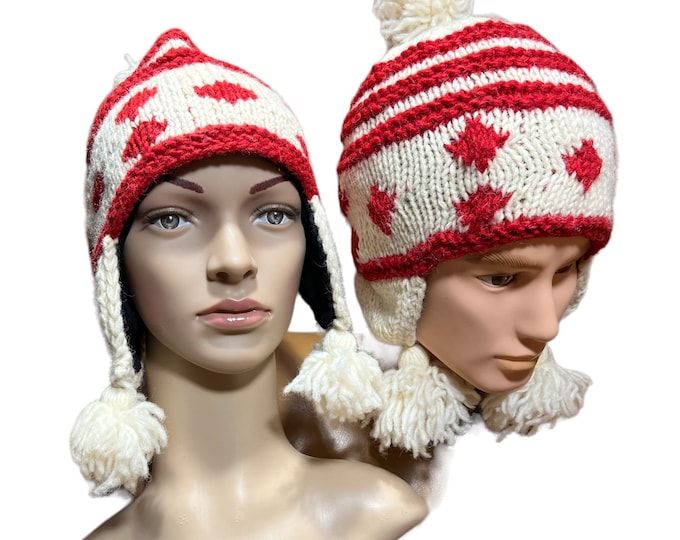Winter Pom Pom Hat Matching Set,